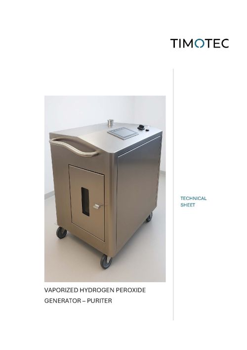 Technical Sheet - Hydrogen Peroxide Vapour Generat