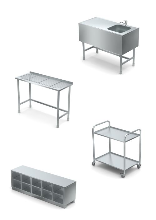 Stainless Steel Furniture & Medical Work Lines