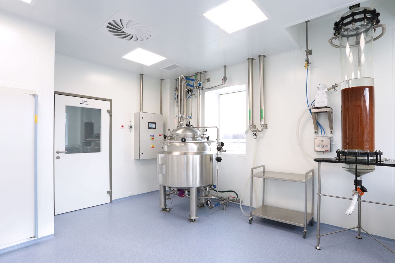 TIMOTEC s.r.o. - BSH - Bioveta Serum Hall: supply of cleanroom systems